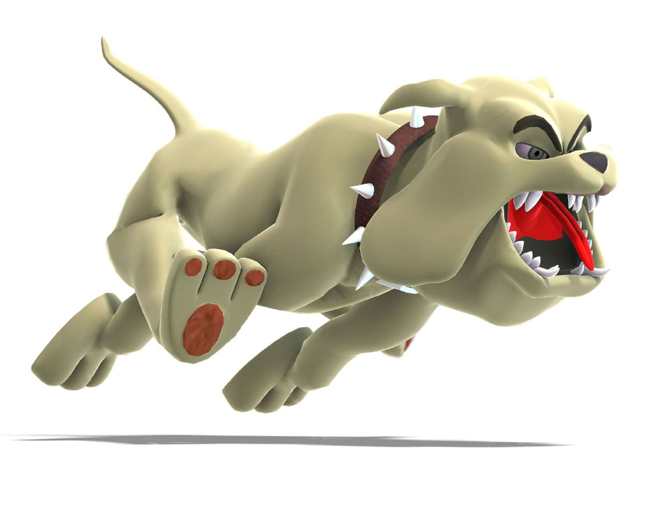 3d render dog
