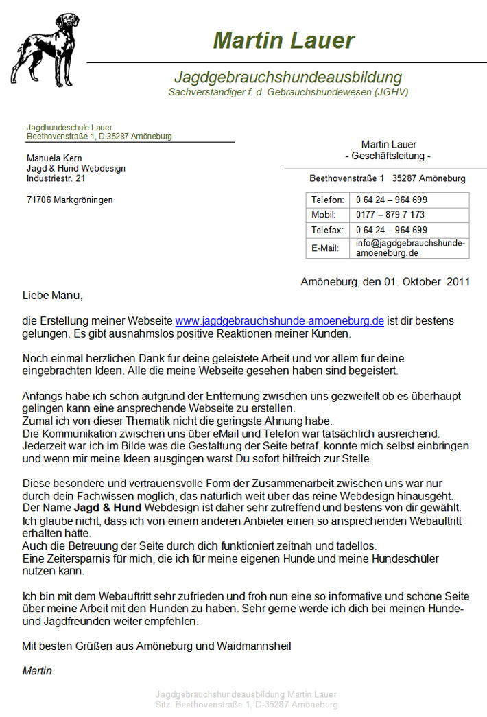 Jagdgebrauchshundeausbildung