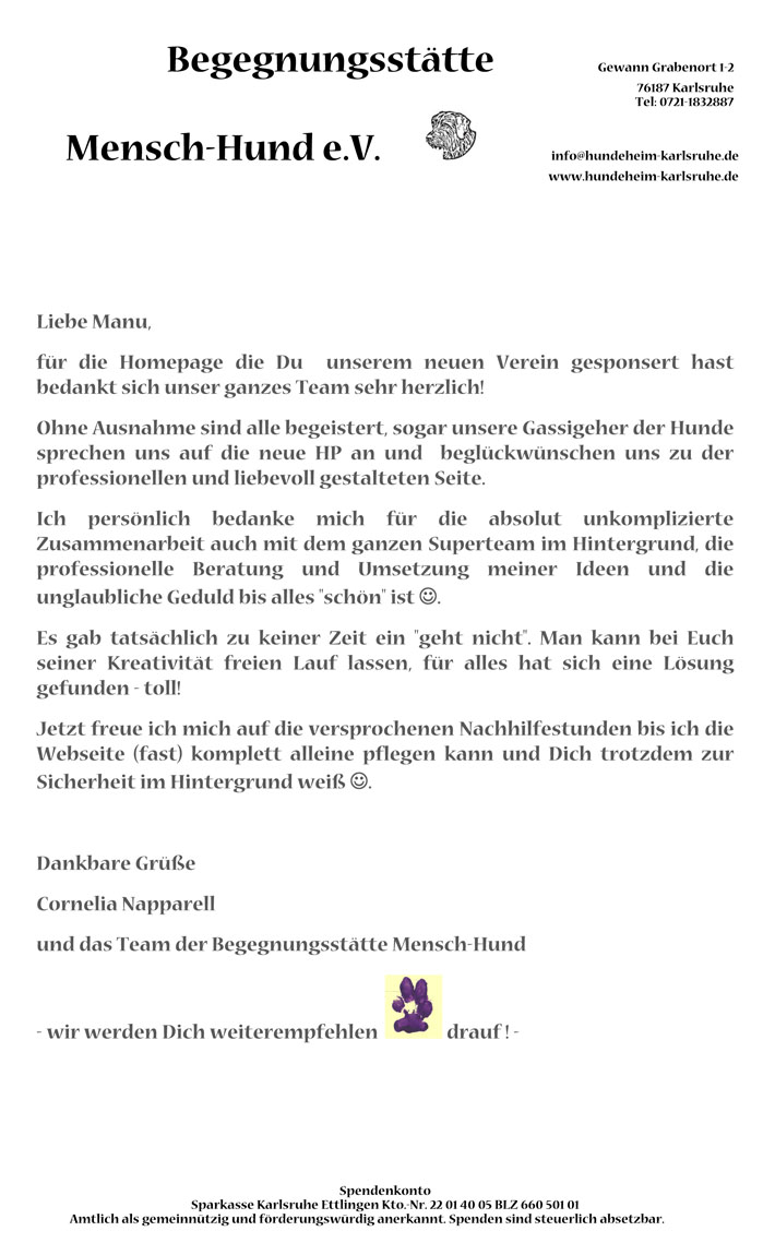 Begegnungsstatte Mensch-Hund e.V.